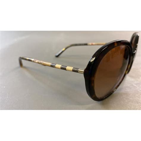 burberry b4239-q 3553 13|Burberry Brown Gradient Round Sunglasses BE4239.